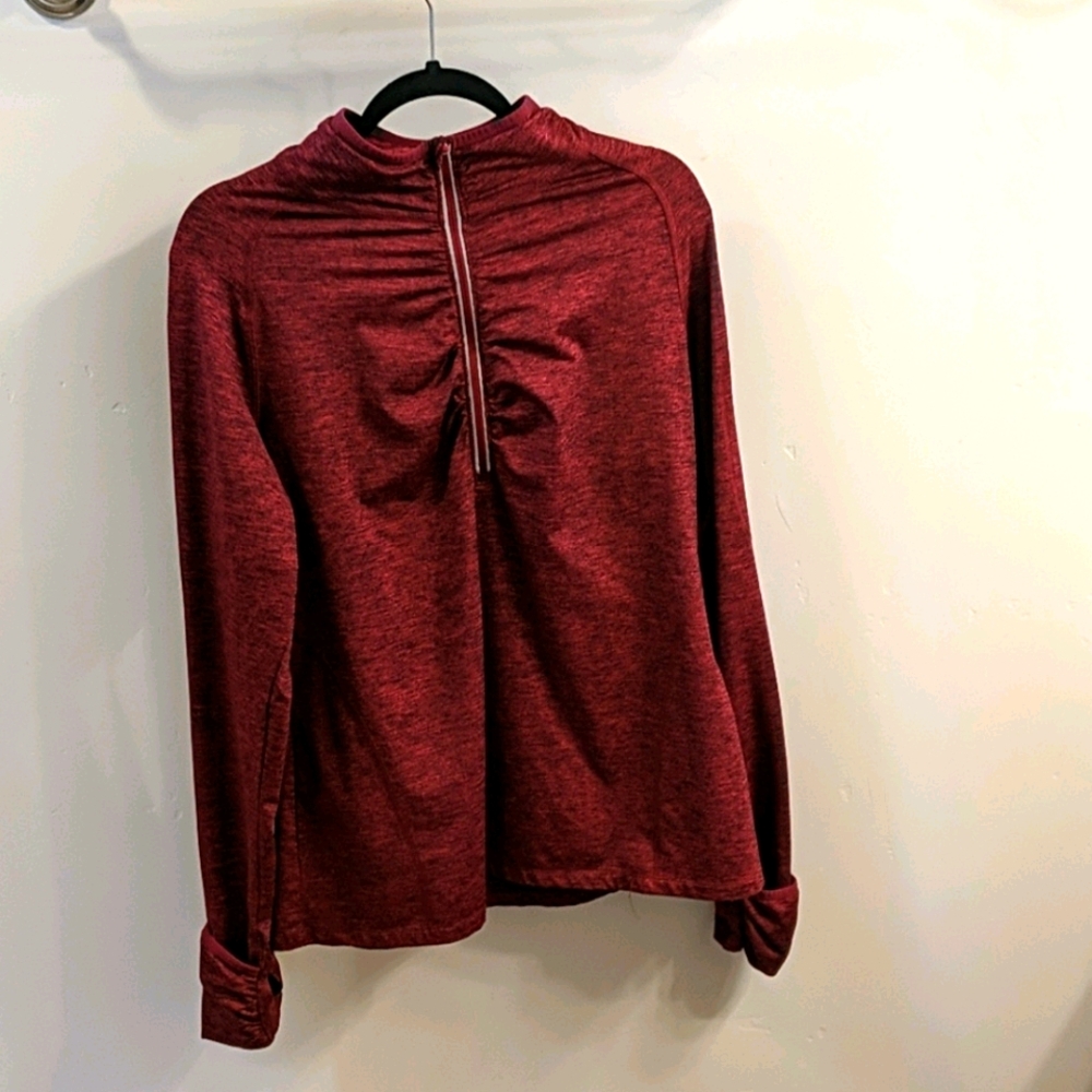 Quarter Zip long Sleeve performance top